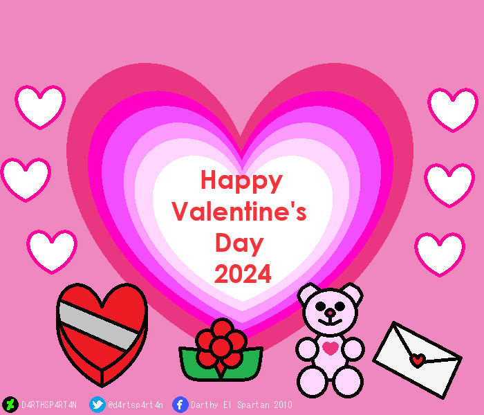 heart valentine cliparts 2024
