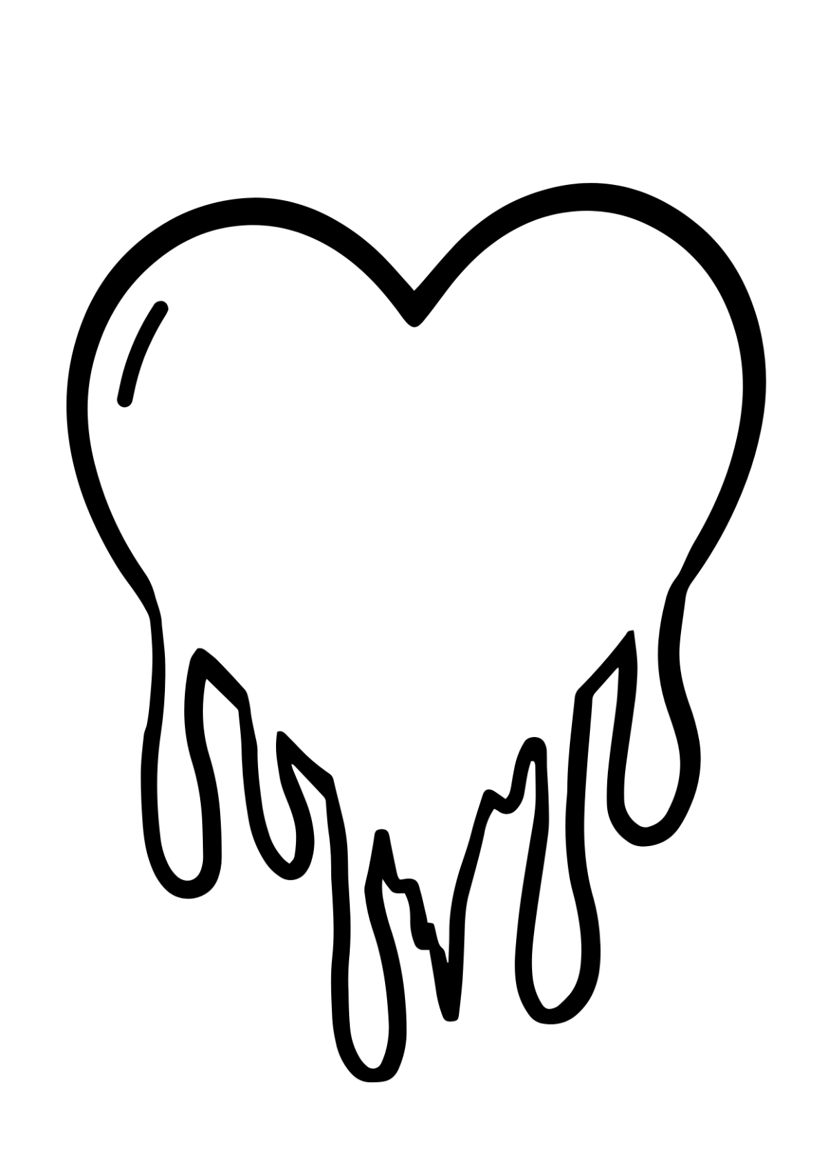 FREE Heart Drawing Templates: Edit Online &amp; Download | Template.net