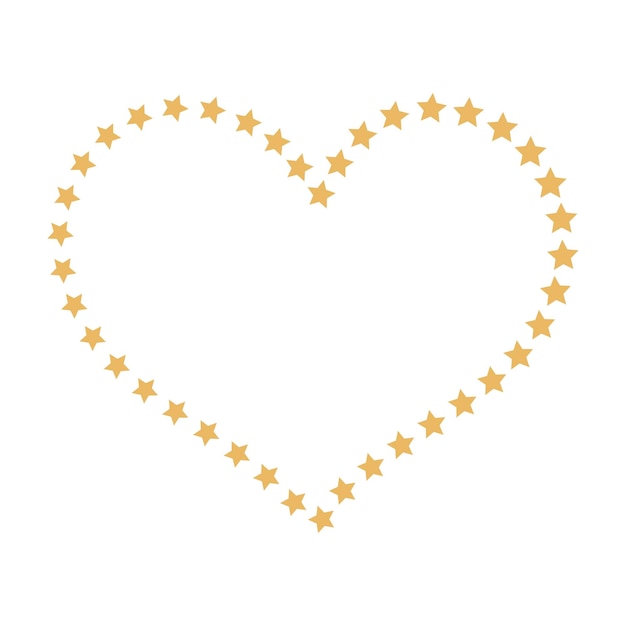 hearts stars cliparts 2024