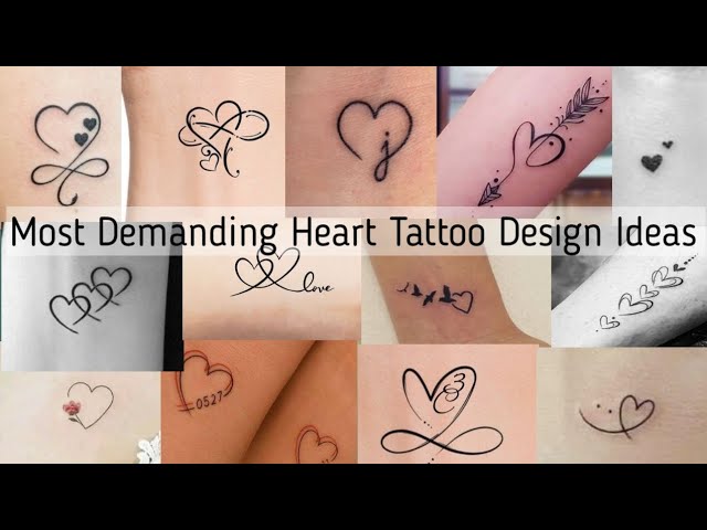 hearts with designs