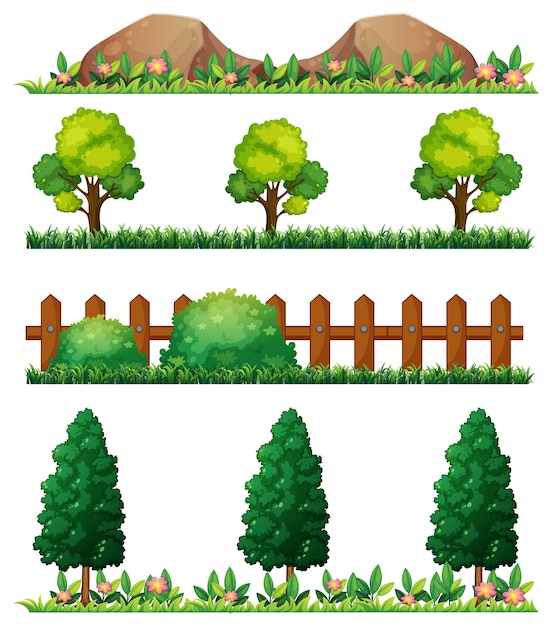 hedge tree cliparts