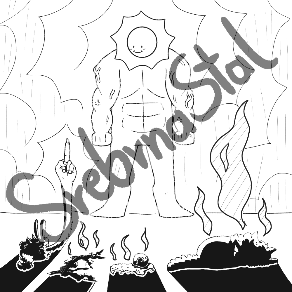 Inktober 2024 - Sun by SrebrnaStal on DeviantArt