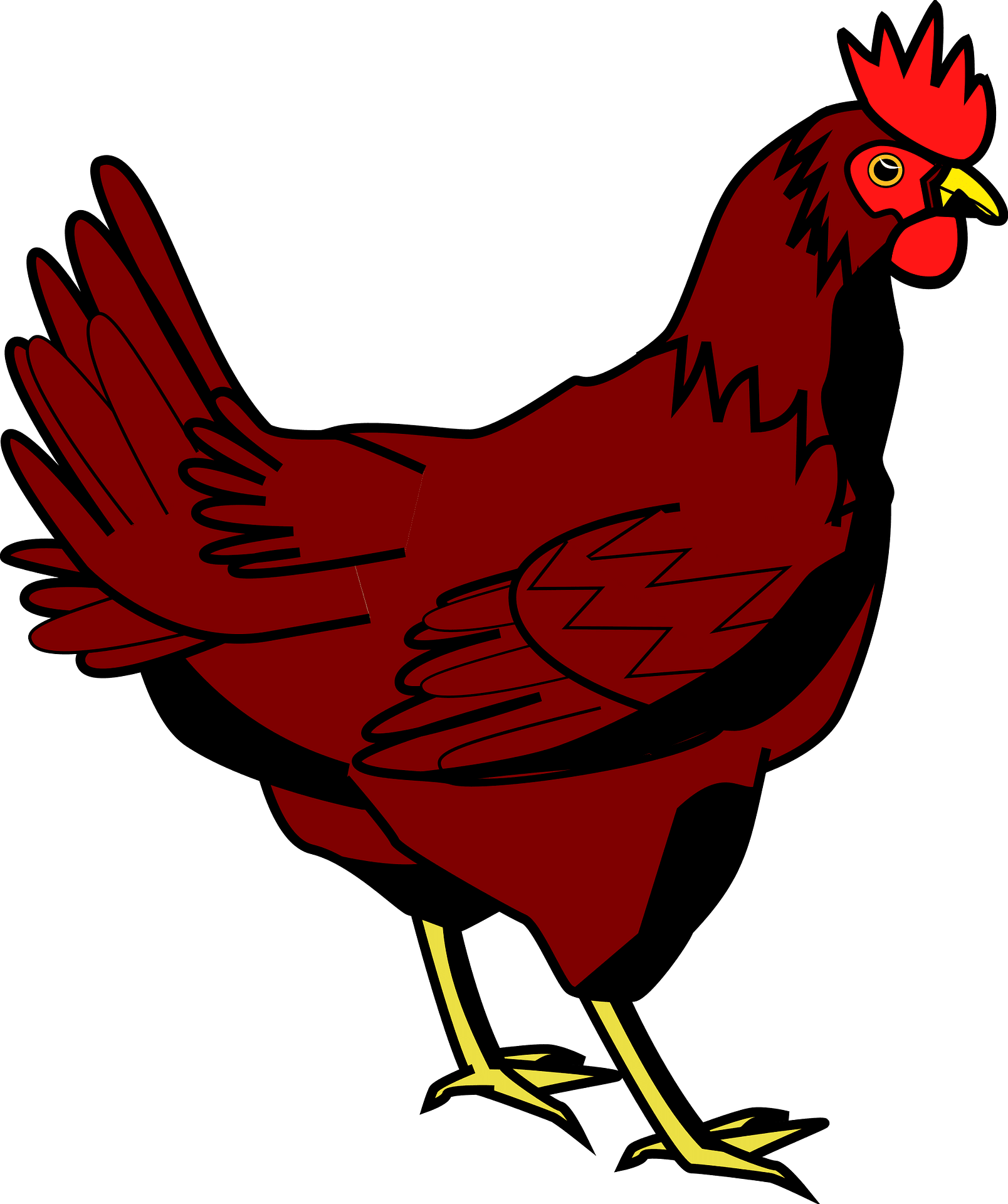 Chicken - Free vector clipart images on clipart library.com