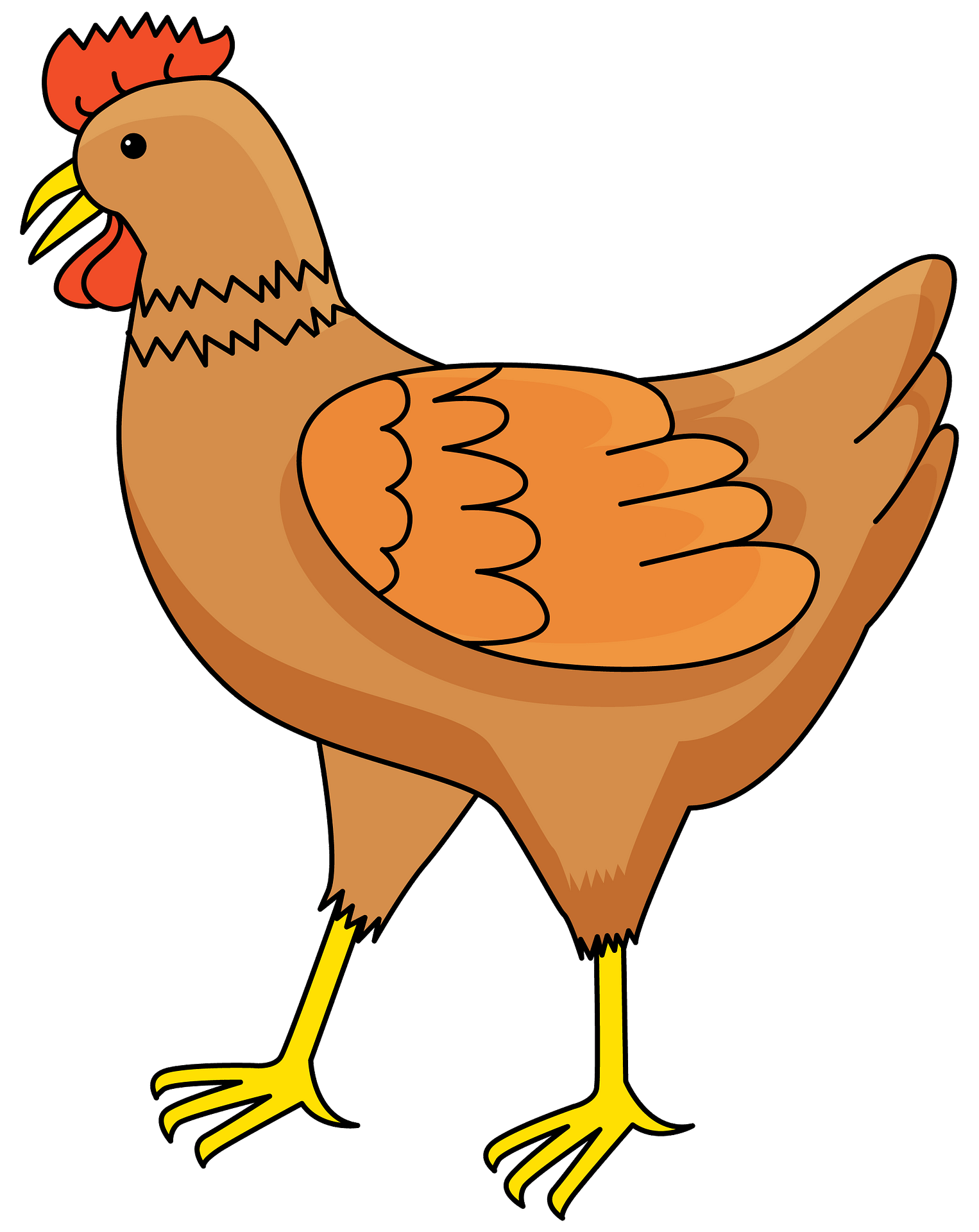 Hen - Free vector clipart images on clipart library.com