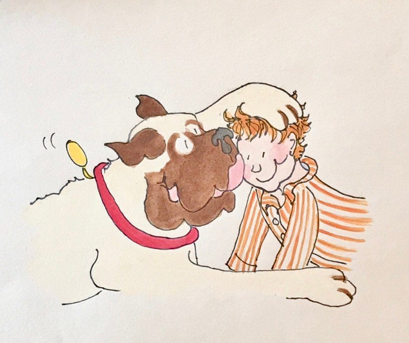 Henry &amp; Mudge Bedtime Thumps Mudge Licked Henry’s Face