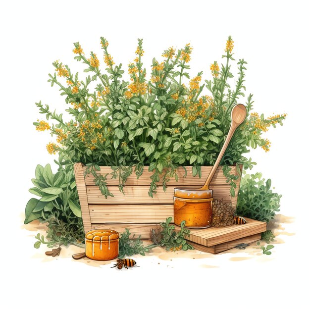 herb garden cliparts 2024