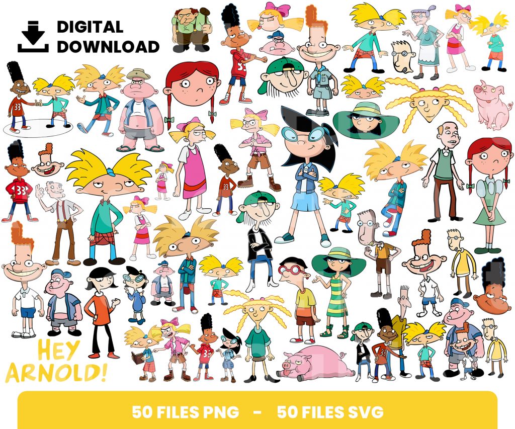 hey arnold cliparts