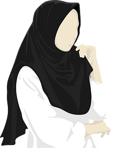 Hijab - Free vector clipart images on clipart library.com