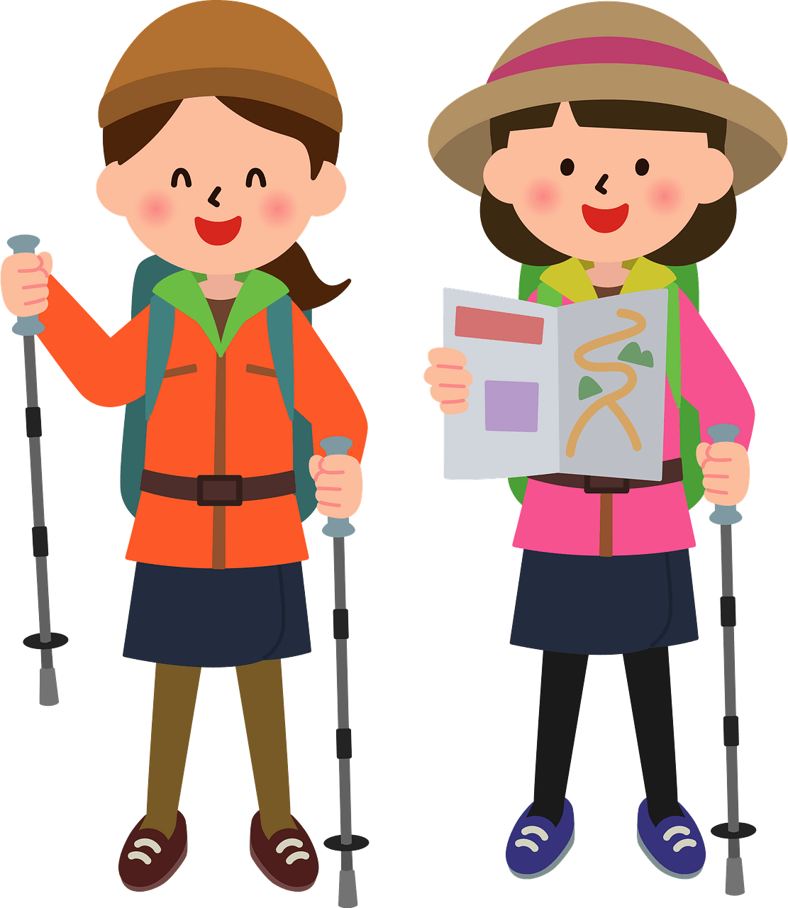 hiker cliparts
