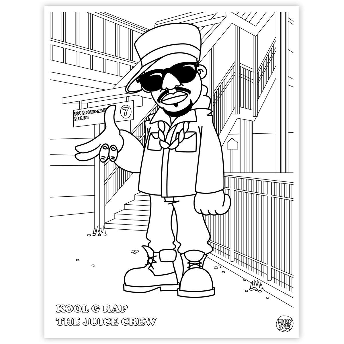 hip hop coloring pages