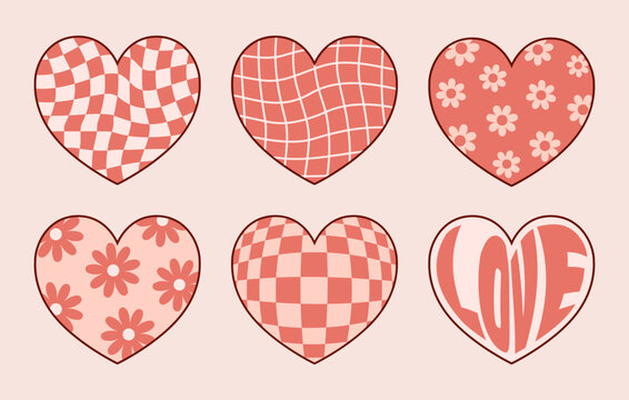 hippie heart cliparts