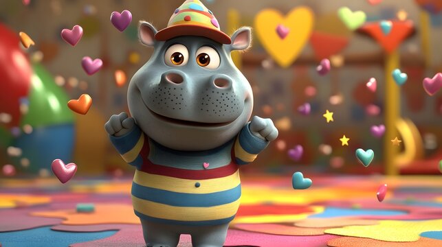 hippo cartoon images