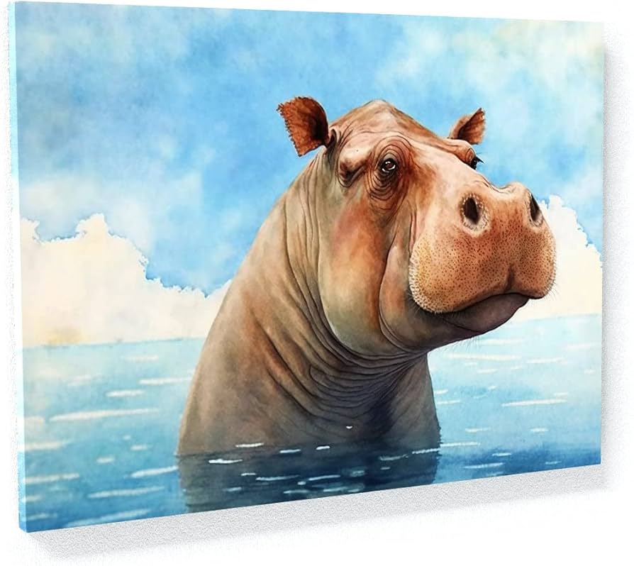 Hippopotamus Drawing Photos and Images | Shutterstock