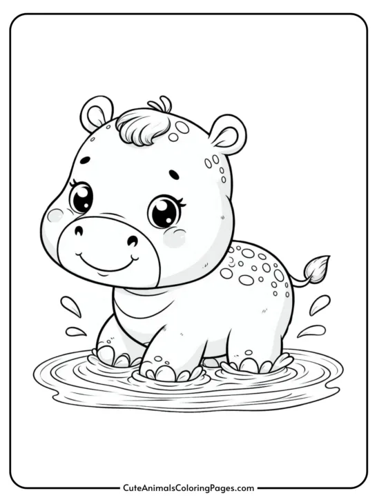 hippos coloring pages