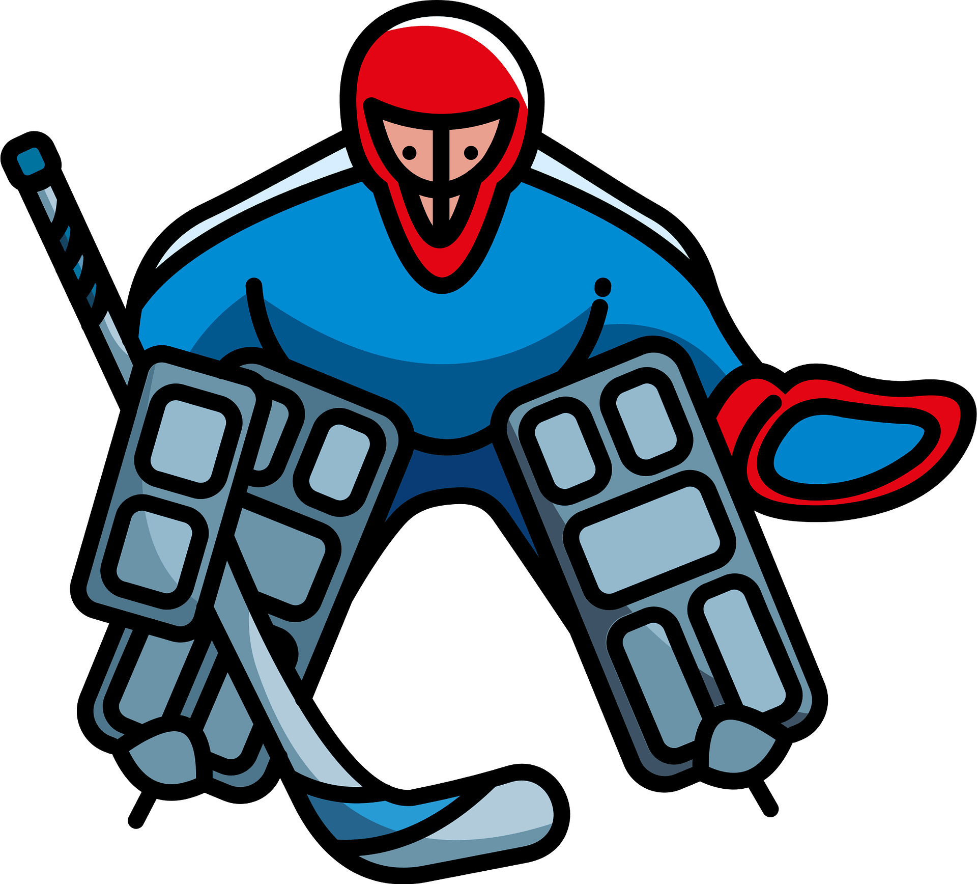 hockey goalie clipart 2024