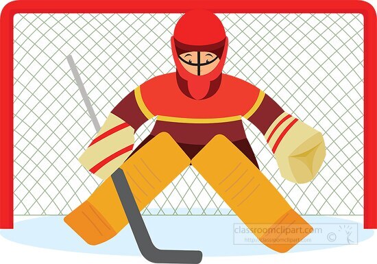 hockey goalie clipart 2024