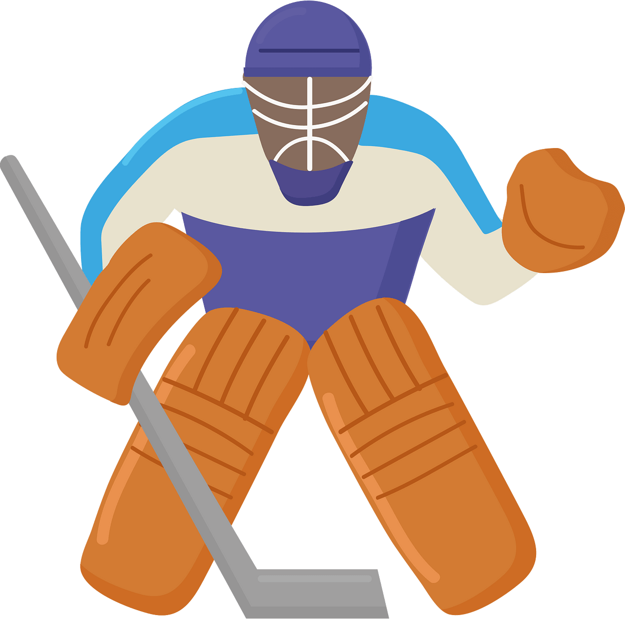 hockey goalie clipart 2024