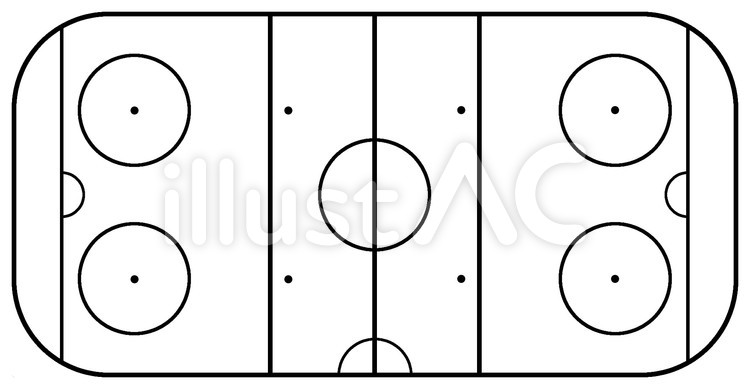 hockey rink clipart