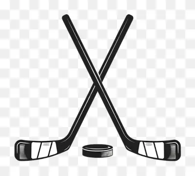 hockey stick clipart