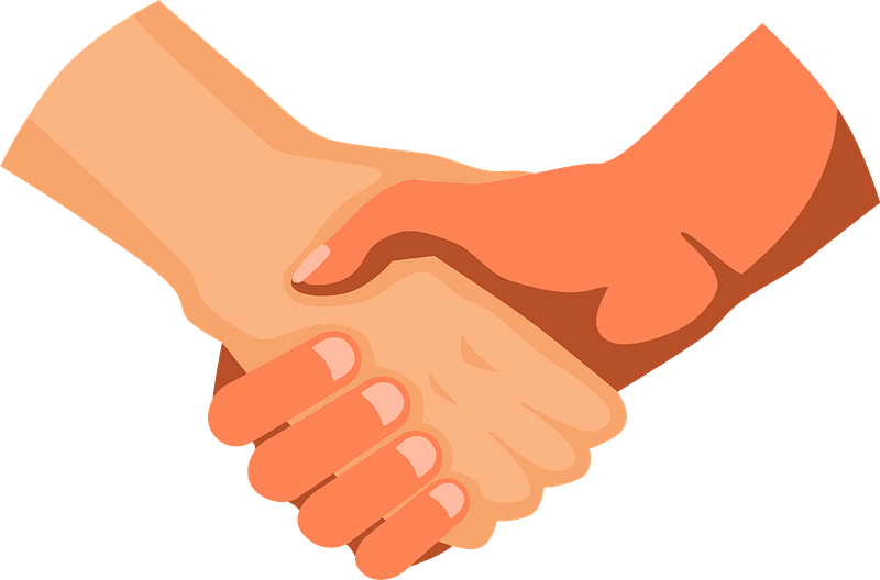 holding hands clipart