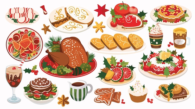 holiday food cliparts