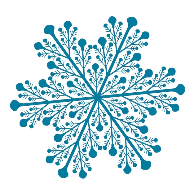 holiday snowflake cliparts