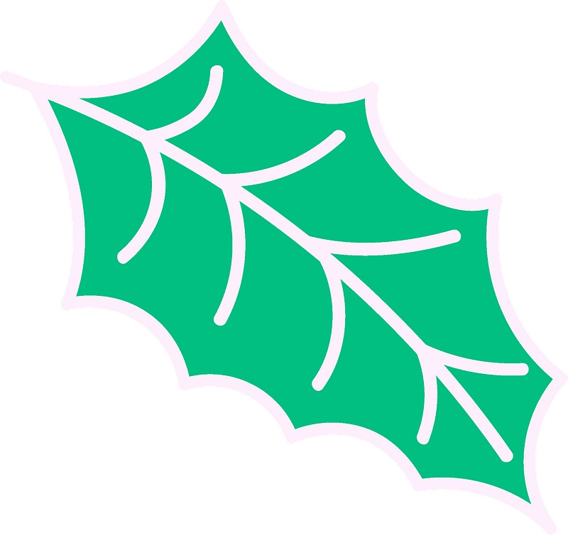Holly leaf - Free vector clipart images on clipart library.com