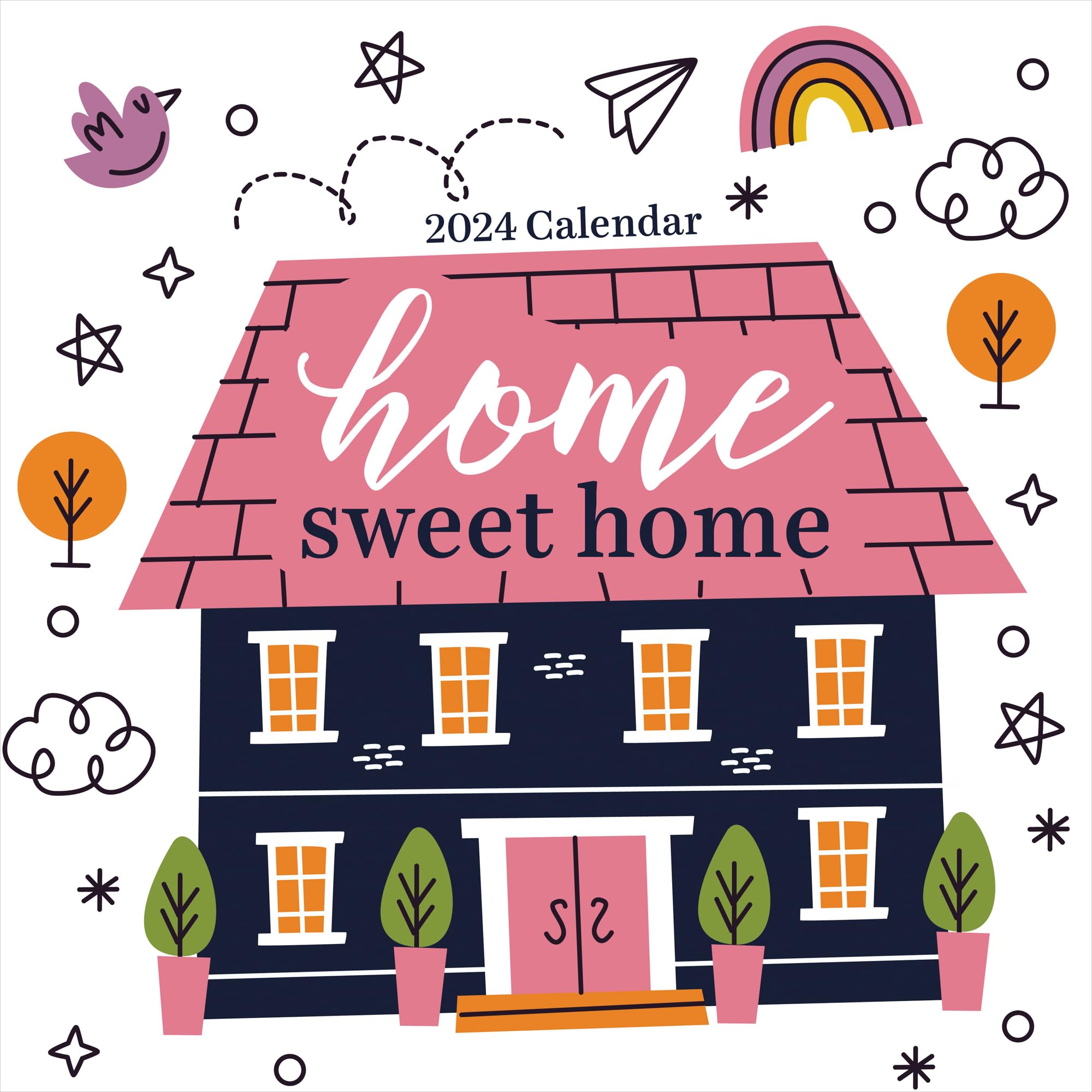 TF PUBLISHING 2024 Home Sweet Home Farm House Wall Calendar 5608682