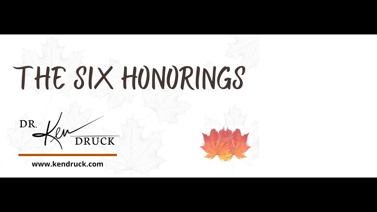 The Six Honorings: Coping with the Loss of a Loved One - Dr Ken Druck