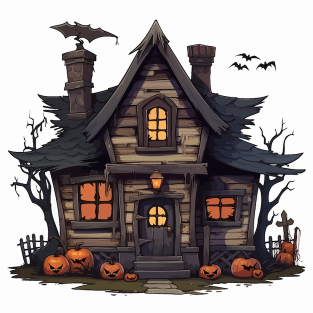 horror house cliparts
