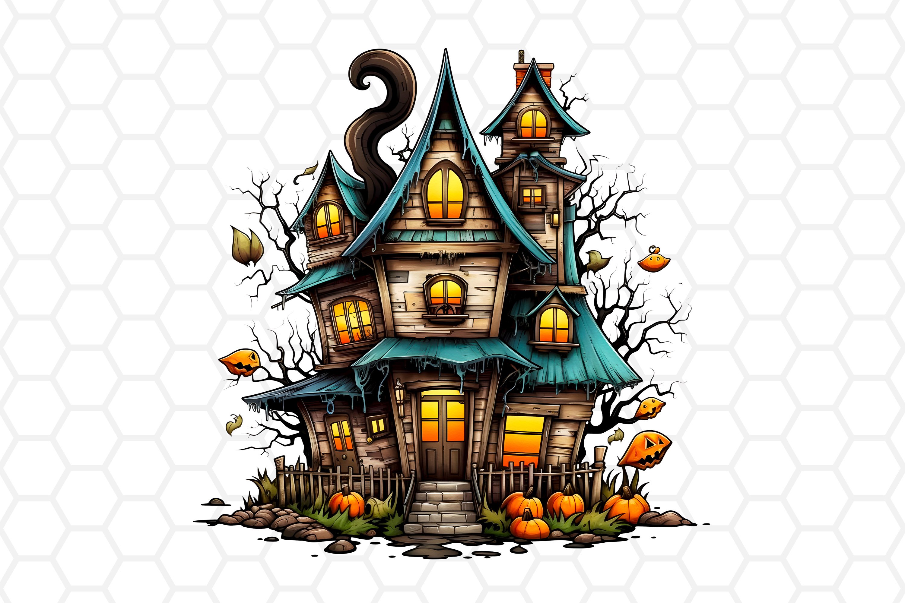 horror house cliparts