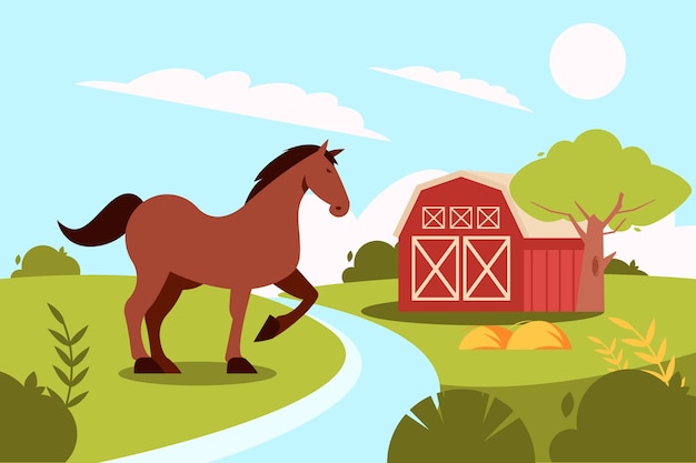 Horse Barn Vectors &amp; Illustrations for Free Download | clipart library