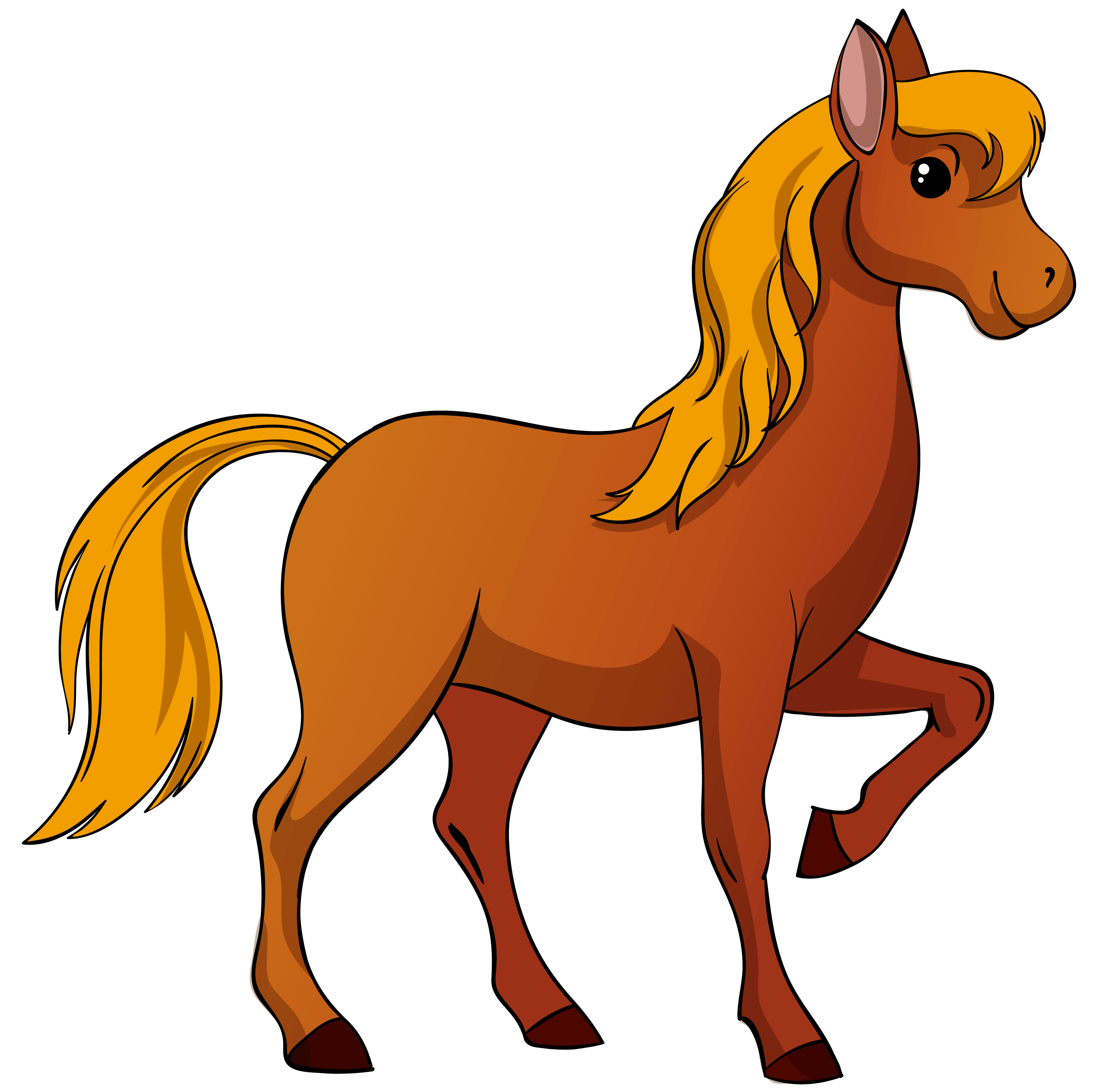 Horse - Free vector clipart images on clipart library.com