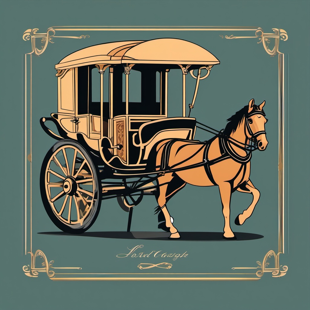 horse drawn carriage cliparts