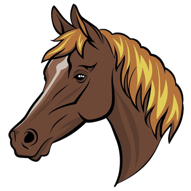 horse head clip art 2024