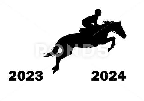 horse jumping clipart 2024