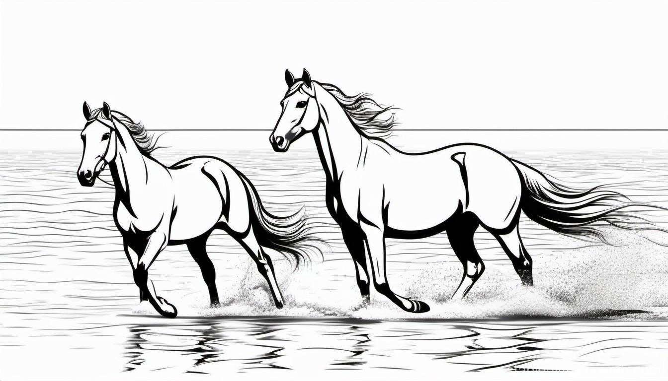 horse outline