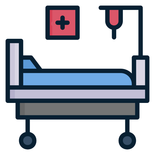 hospital bed clipart