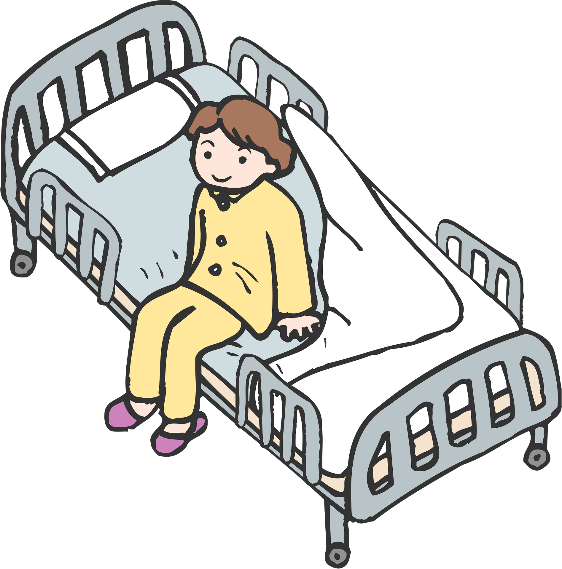 hospital patient clipart