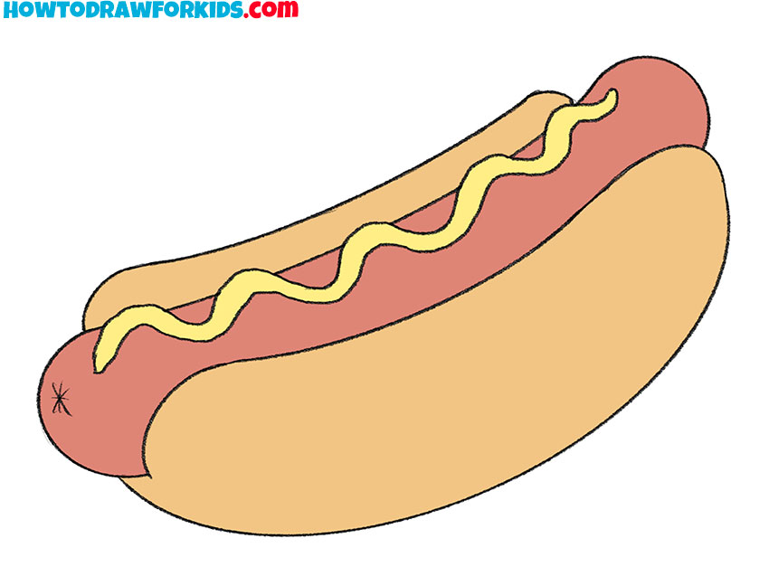 hot dog drawings