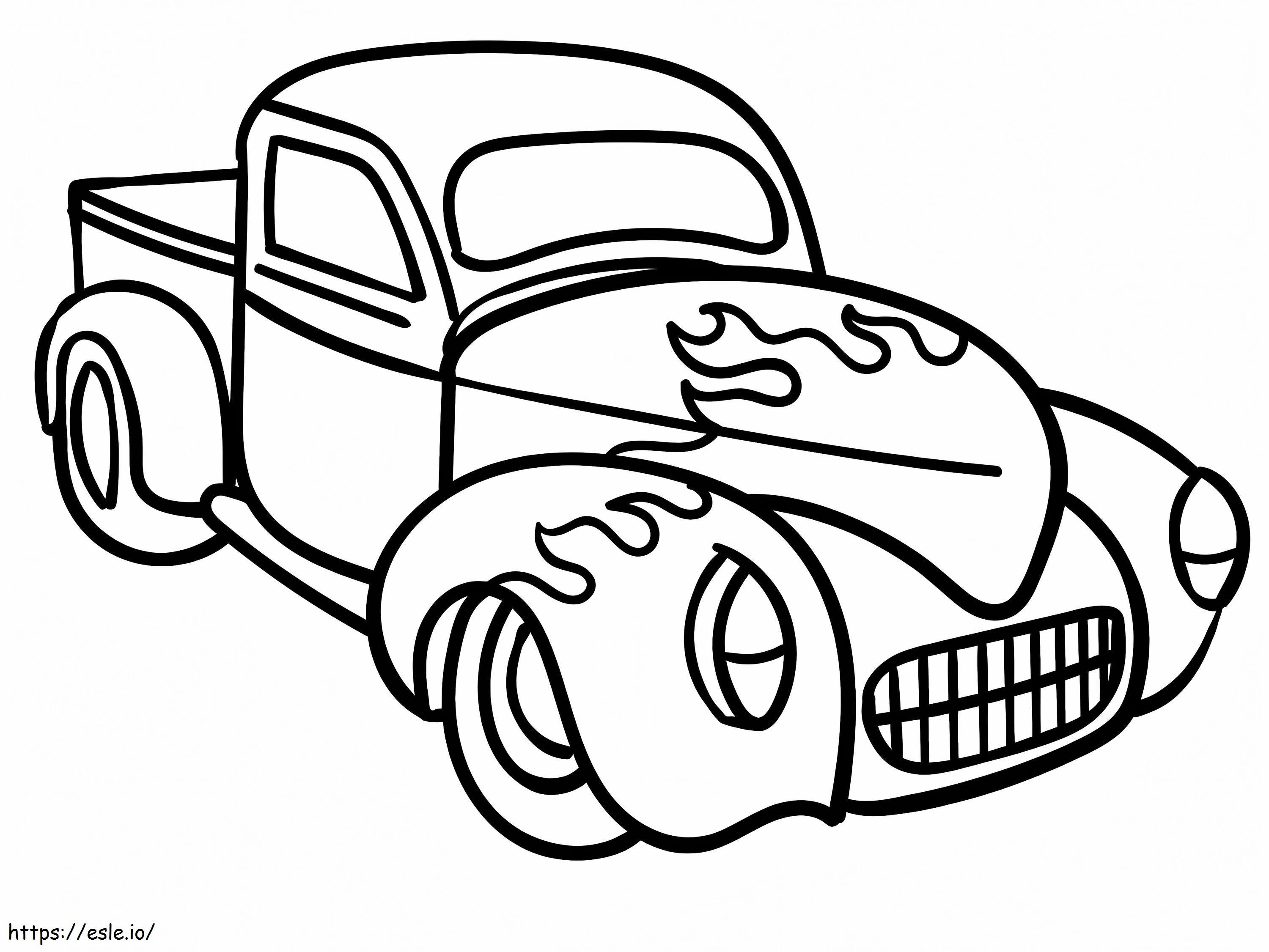 hot rod coloring pages to print