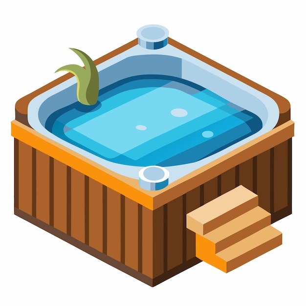 hot tub clipart