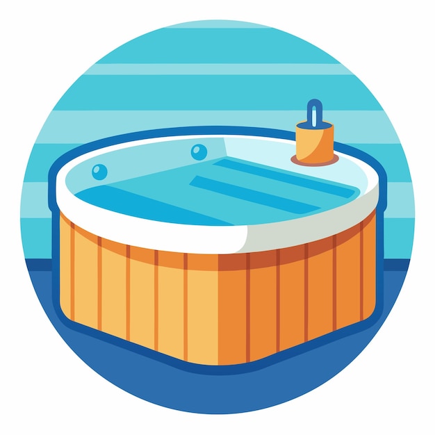 hot tub clipart
