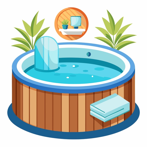 hot tub clipart