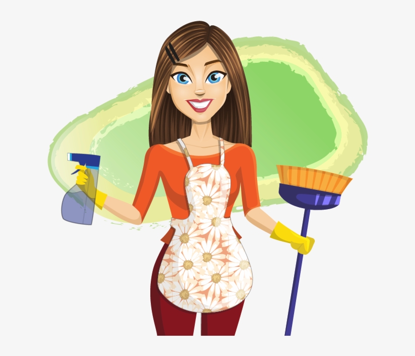 Maid Drawing Housekeeper Vector Free Library - Housekeeping ...