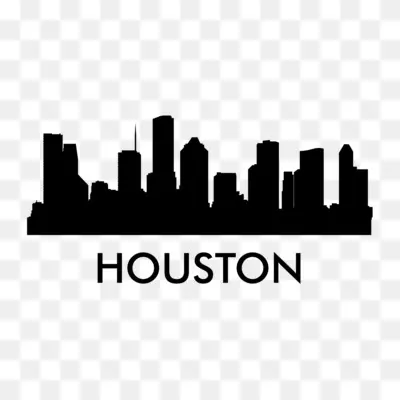 houston skyline outline