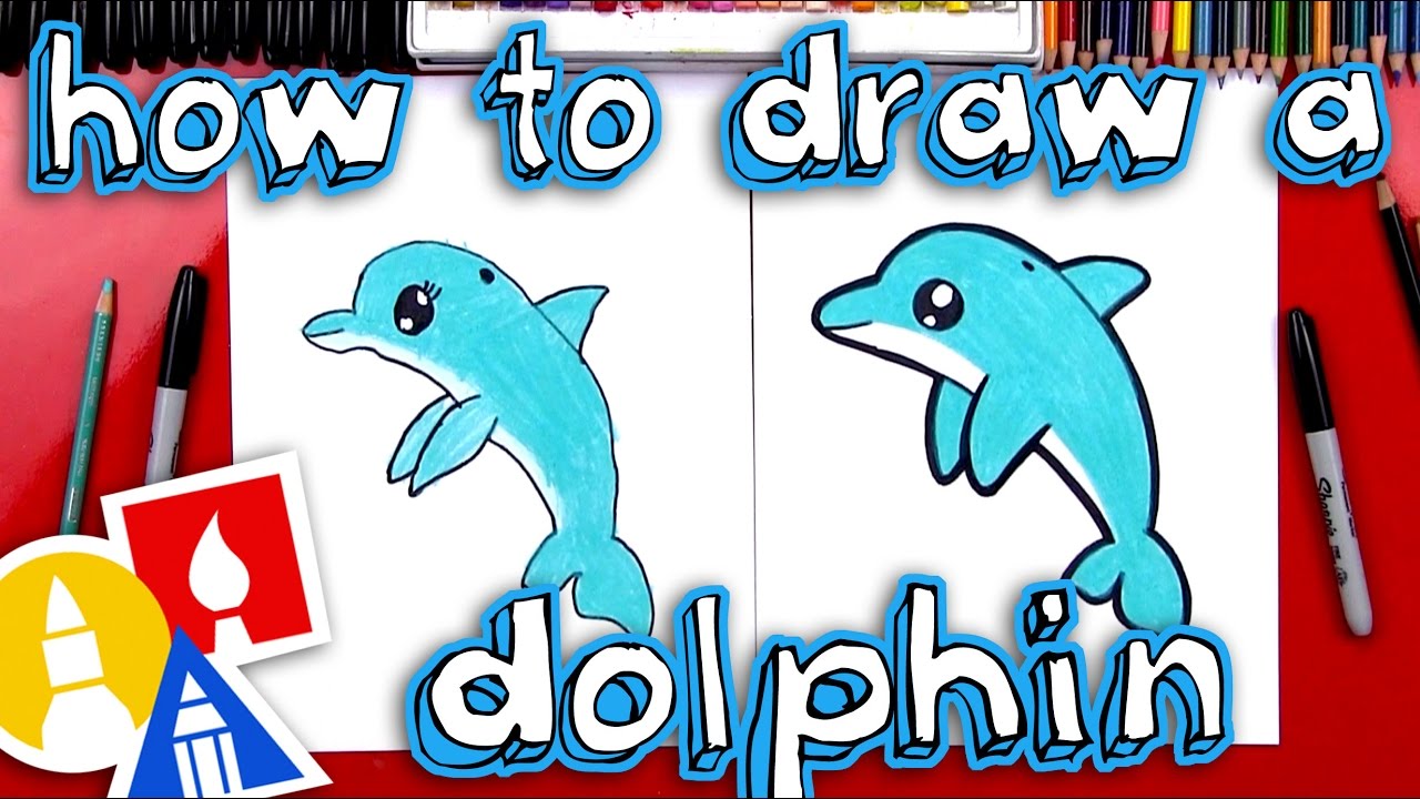 how to draw a baby dolphin