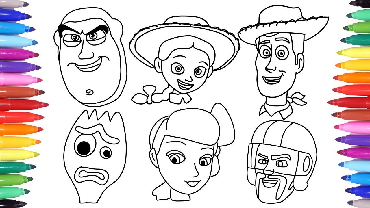 how to draw toy story characters