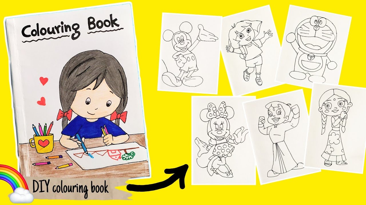 how to make a coloring book