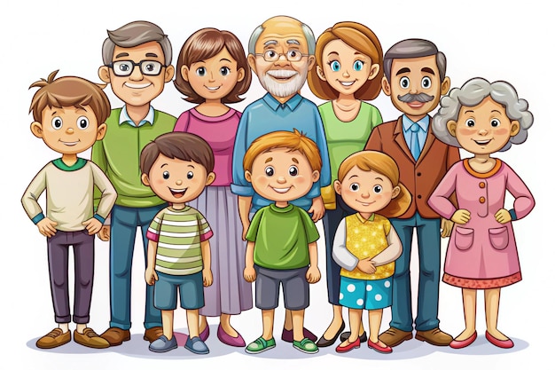huge family cliparts 2024